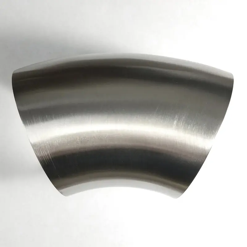 Stainless Bros Ss304 Mandrel-Bent 45° Elbow — 2.13In Od, 1.5D Radius, 16Ga Wall, No Extended Leg 1