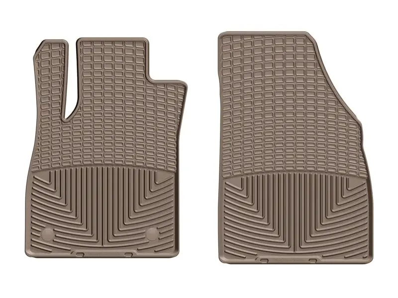 Weathertech Front Floor Mats For 2013–2019 Chevrolet Trax – Premium Rubber, Tan Color 1