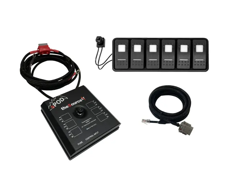 Spod Sourcelt Modular Power Distribution System With Red Led – Includes 84" Battery Cables 1