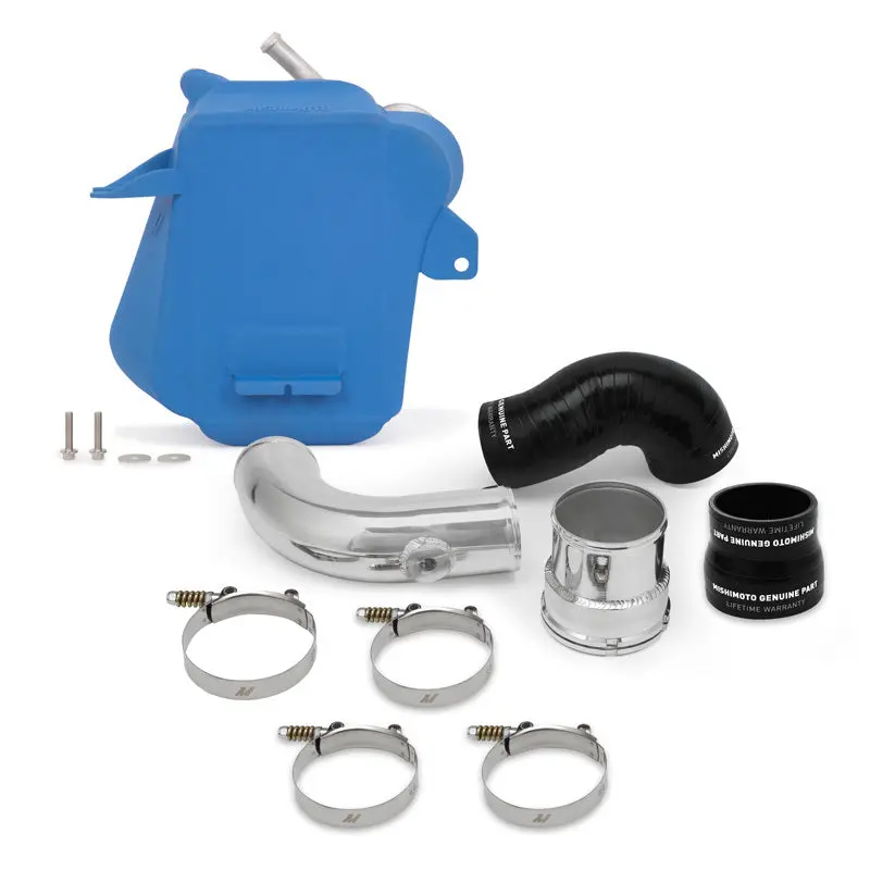Mishimoto Air-To-Water Intercooler Kit For 2017+ Ford 6.7L Power Stroke – Micro-Wrinkle Blue Finish 1