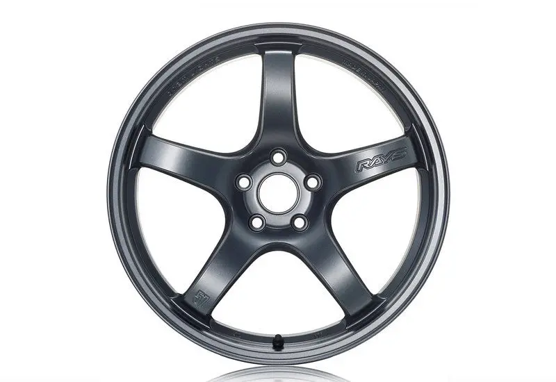 Gram Lights 57Cr Forged Alloy Wheels – 17X9 Inches, +22 Offset, 5X114.3 Bolt Pattern, Gunmetal Blue Finish (Sold Individually) 1