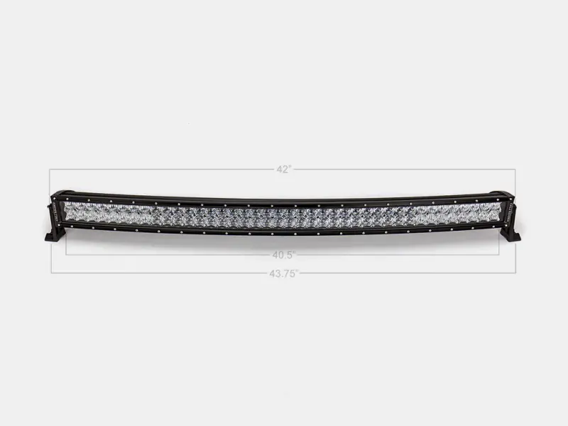 Cali Raised 42" Curved Dual-Row Led Light Bar – 5D Optic Osram Leds, Combo Beam Pattern 1