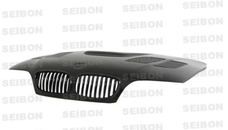 Seibon Carbon Fiber Gtr-Style Hood For 2002–2005 Bmw E46 Coupe (2-Door) 1