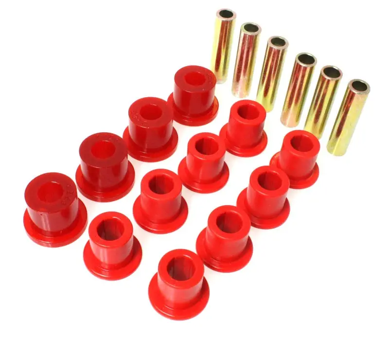 Energy Suspension Red Polyurethane Spring And Shackle Bushings 1