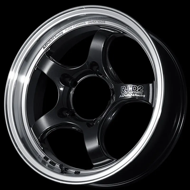 Advan Rg-D2 Lightweight Alloy Wheel – 16X5.5 Inches, +42 Offset, 4X100 Bolt Pattern, 63Mm Bore, Gunmetallic Machined Face 1