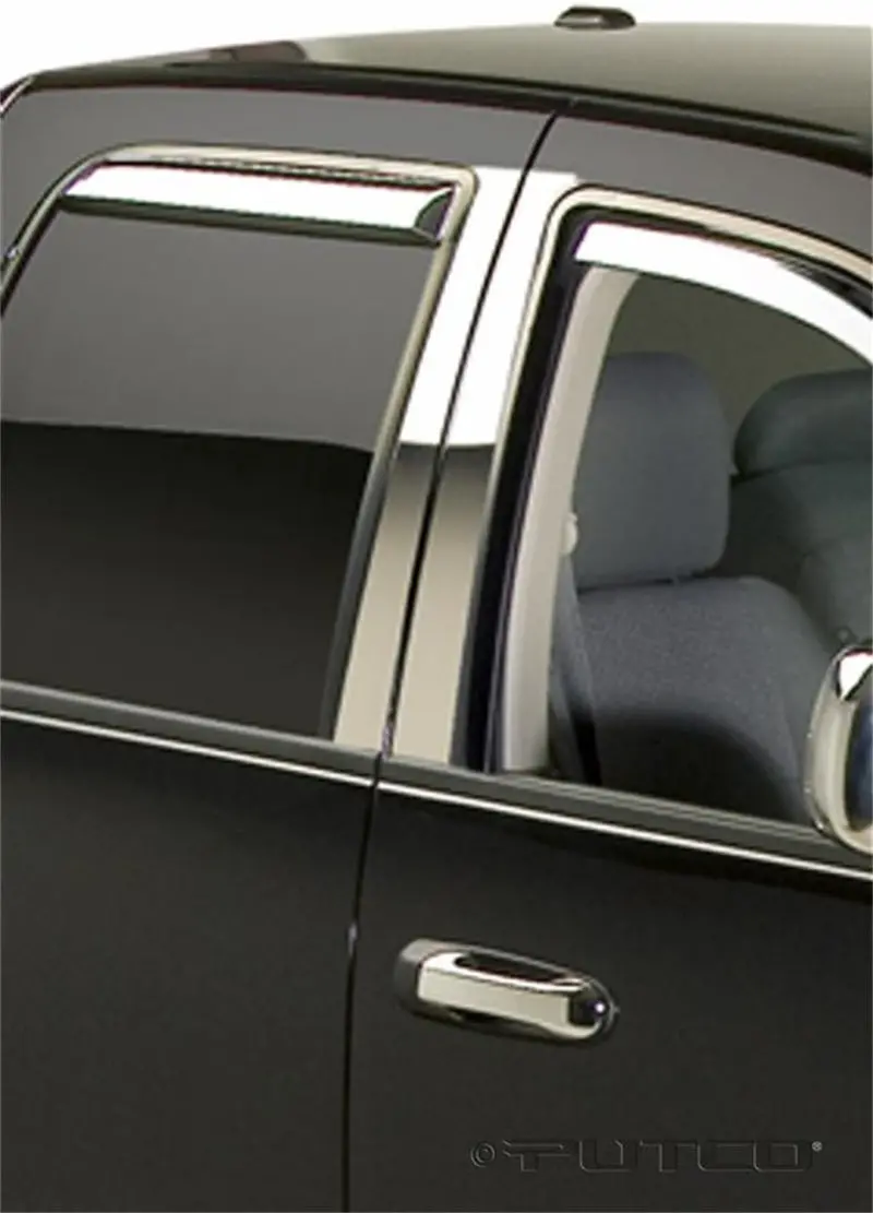 Putco Classic Stainless Steel Pillar Post Trim – 4-Piece Set For 2002–2008 Ram Quad Cab 1