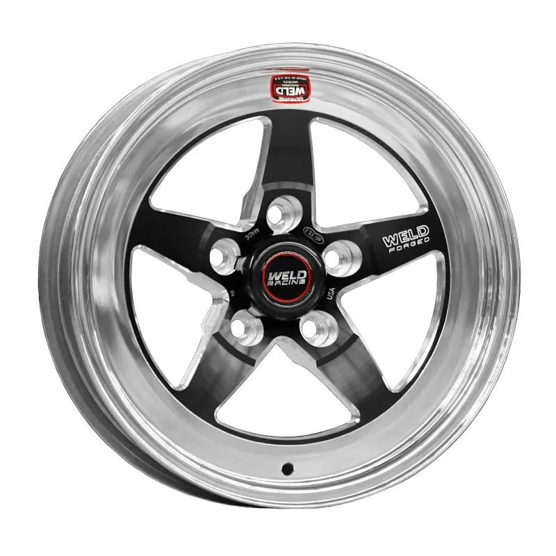 Weld S71 Forged Aluminum Wheel – 15X9.33", 5X4.5" Bolt Pattern, 5.5" Backspace, Matte Black (Low Pad, Non-Beadlock) 1