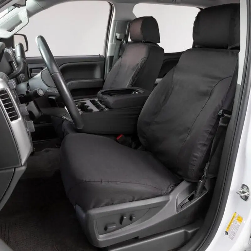Covercraft Seatsaver Front Row Seat Covers For 2021–2024 Ford Bronco – Polycotton Blend, Charcoal 1