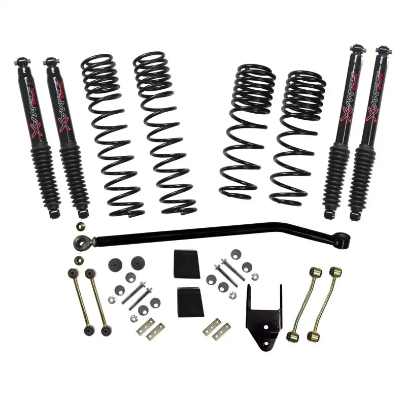 Skyjacker 3.75-Inch Lift Coilover System With Black Max Shocks For 2021–2023 Jeep Wrangler Jl (Non-Rubicon, 4-Door Lt) 1