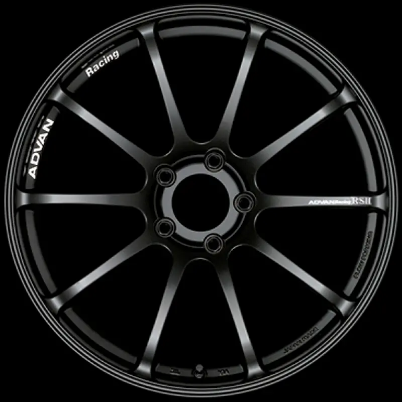 Advan Rsii 17X9.0J +52Mm Offset Wheel – Semi-Gloss Black, 5X114.3, 73Mm Bore 1