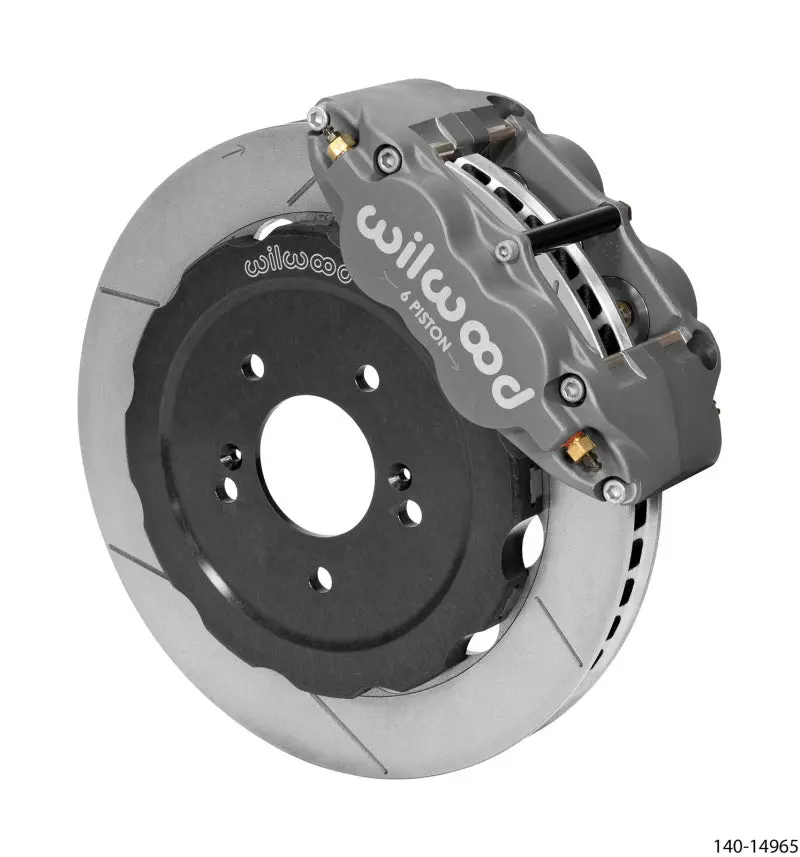 Wilwood Forged Superlite 6R Race Front Brake Kit – 12.88" Gt Slotted Rotors With Lines For Honda S2000 1