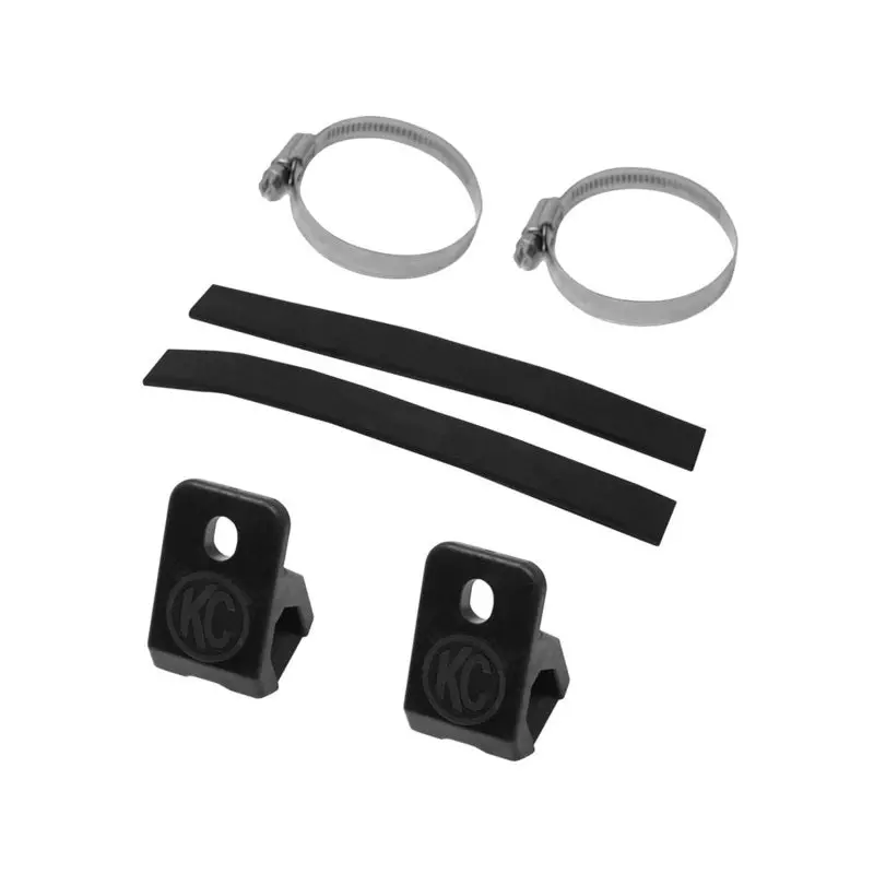 Kc Hilites Universal A-Pillar Light Mount — 40° Angle, Fits 1.5–2" Tubing (Sold As Pair) 1