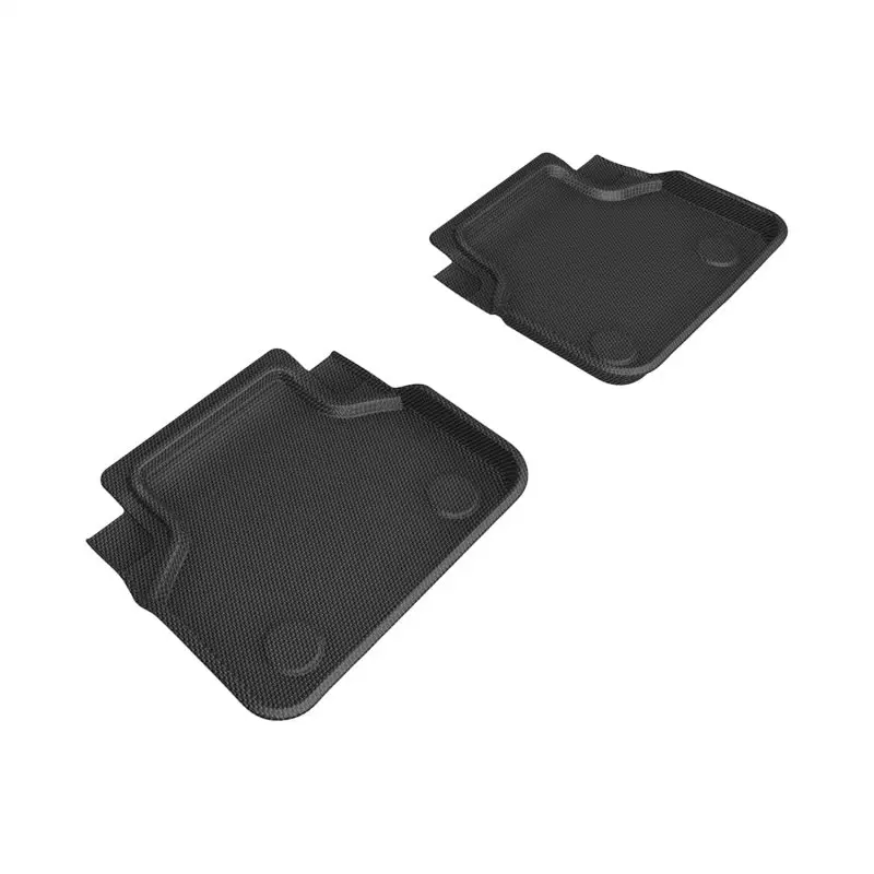 3D Maxpider Kagu Second-Row Floor Mat – Custom Fit For 2018+ Bmw 8 Series Gran Coupe Rwd, Black 1