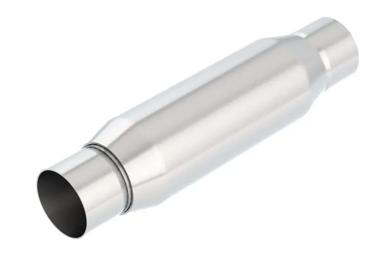 Borla Cratemuffler Resonator – 2.25In Inlet/Outlet, Center-Center Design, 3.5In Round X 10In Body 1