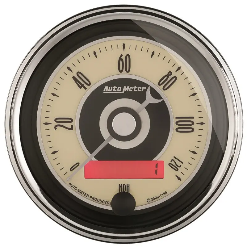 Autometer 3-3/8-Inch Electric Speedometer – Programmable, 120 Mph Range 1
