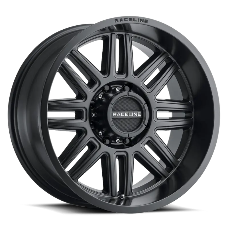 Raceline 948B Split 18X9In / 6X135 Bp / 18Mm Offset / 87.1Mm Bore - Satin Black Wheel 1