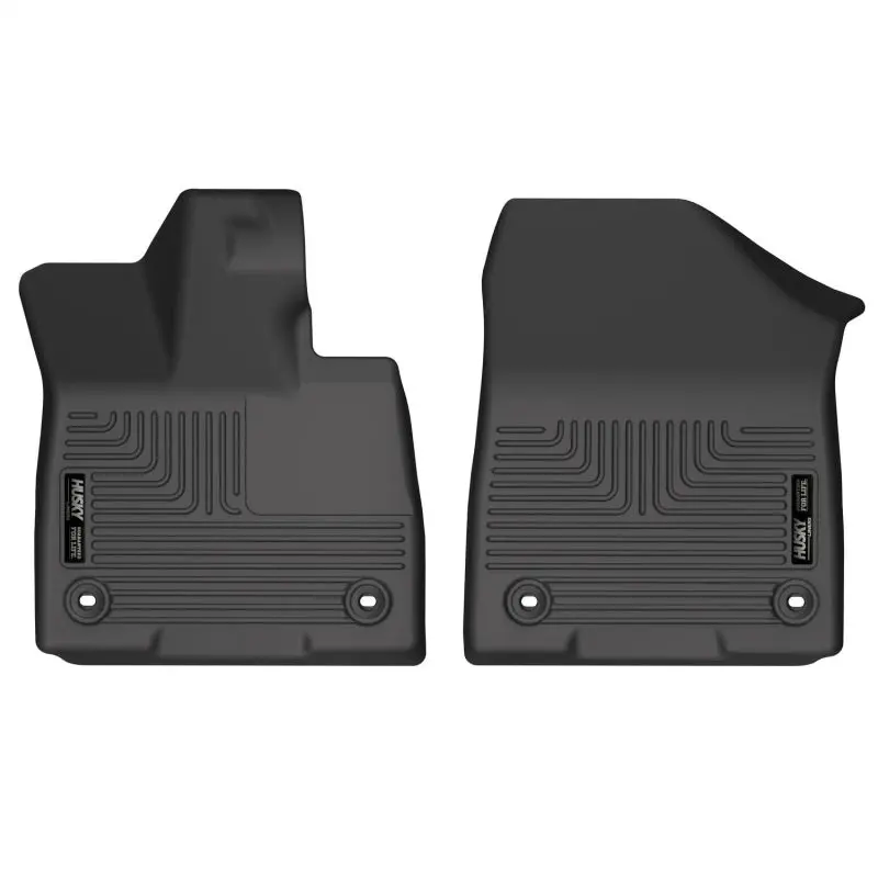 Husky Liners Weatherbeater Front Floor Mats – Black, Custom Fit For 2021–2022 Toyota Sienna 1