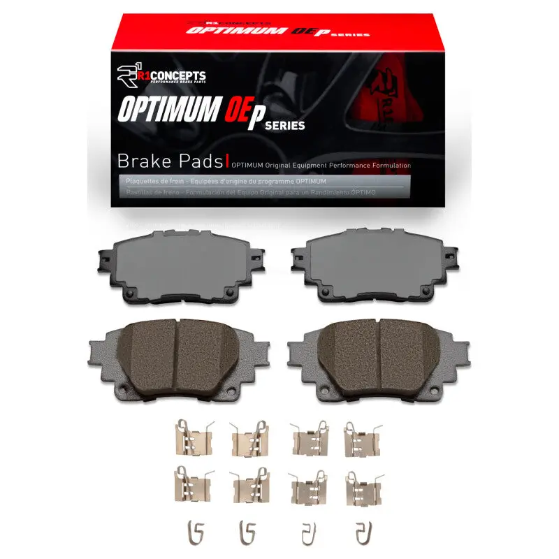 R1 Optimum Oe-Style Rear Brake Pad & Hardware Kit For 2019–2022 Mexican-Market Toyota Corolla 1