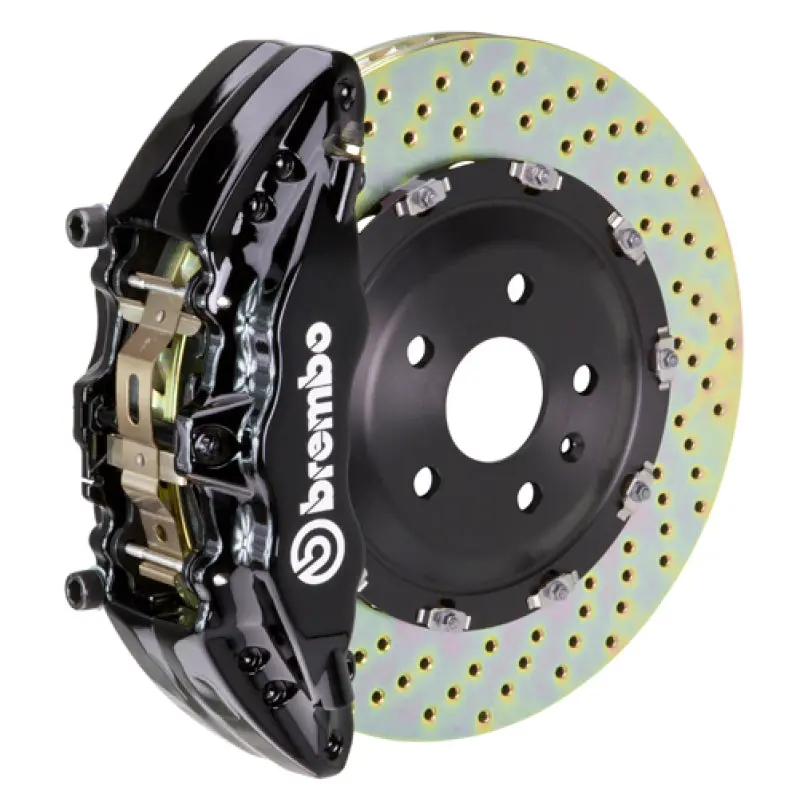 Brembo Gt Big Brake Kit For 2015–2016 Hyundai Genesis Sedan – Front, 6-Piston Calipers, 380X34Mm 2-Piece Drilled Rotors 1