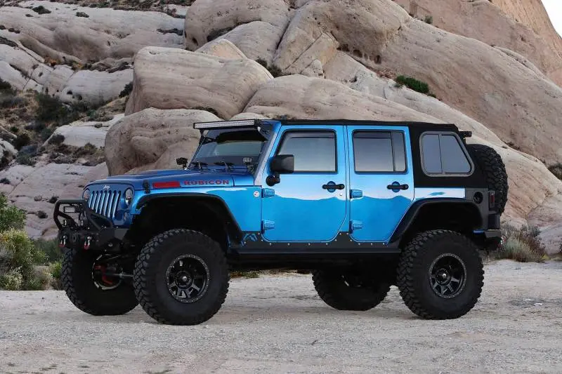 Fabtech 5-Inch Crawler Lift Kit For 2007–2018 Jeep Jk Unlimited – Includes Dual-Mode Shocks 2