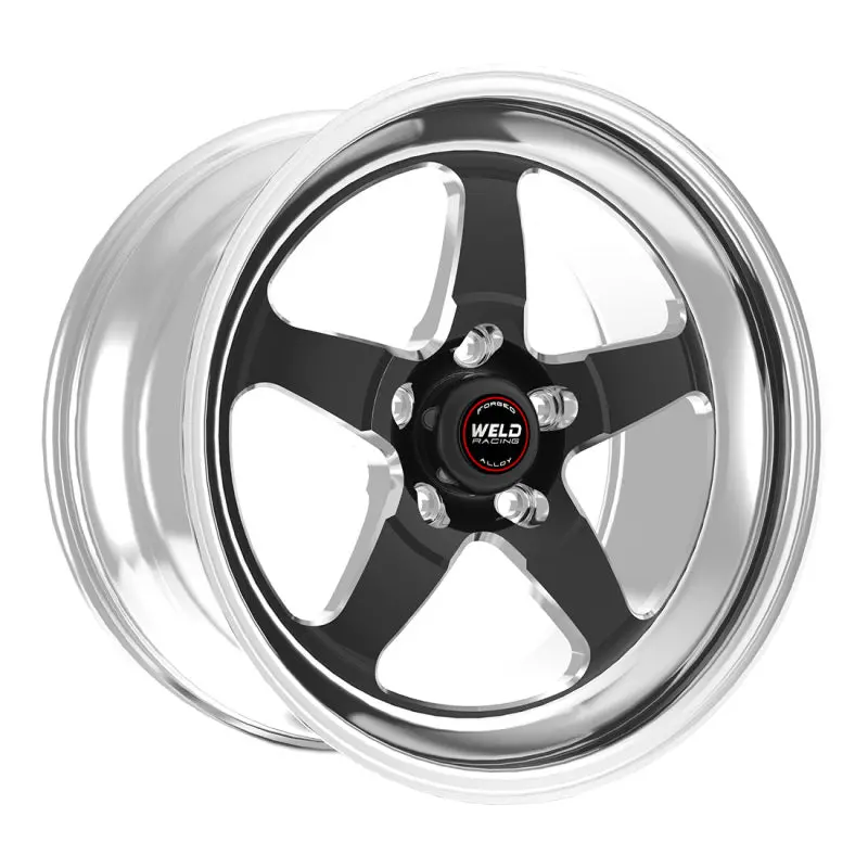 Weld S71 17X11 Black Racing Wheel – 5X4.75 Bolt Pattern, 7.8In Backspace, Medium Pad, Non-Beadlock 2