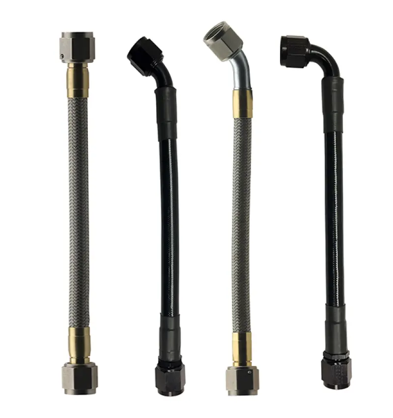 Fragola -6 An Aluminum Hose Assembly – 16-Inch Straight-To-45° Fitting With Anodized Nut 2